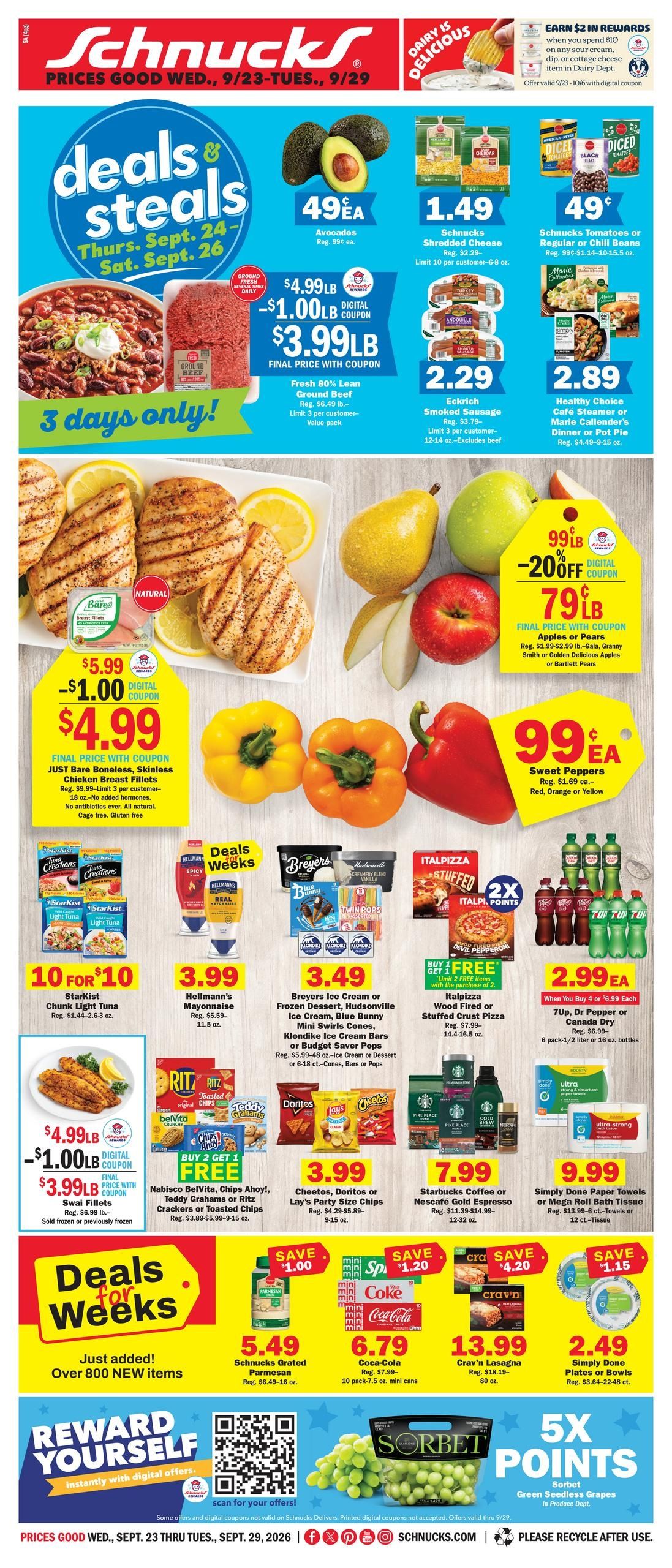 Schnucks (Simpson Area, IL) Weekly Print Weekly Ad September 23 - 29, 2026