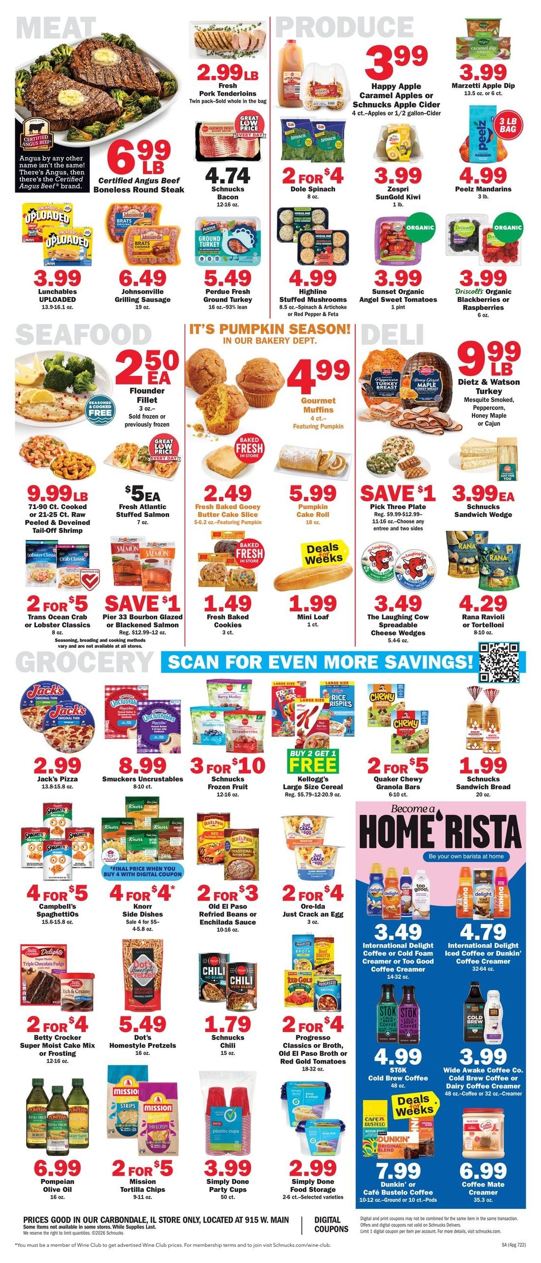 Schnucks (Simpson Area, IL) Weekly Print Weekly Ad September 23 - 29, 2026