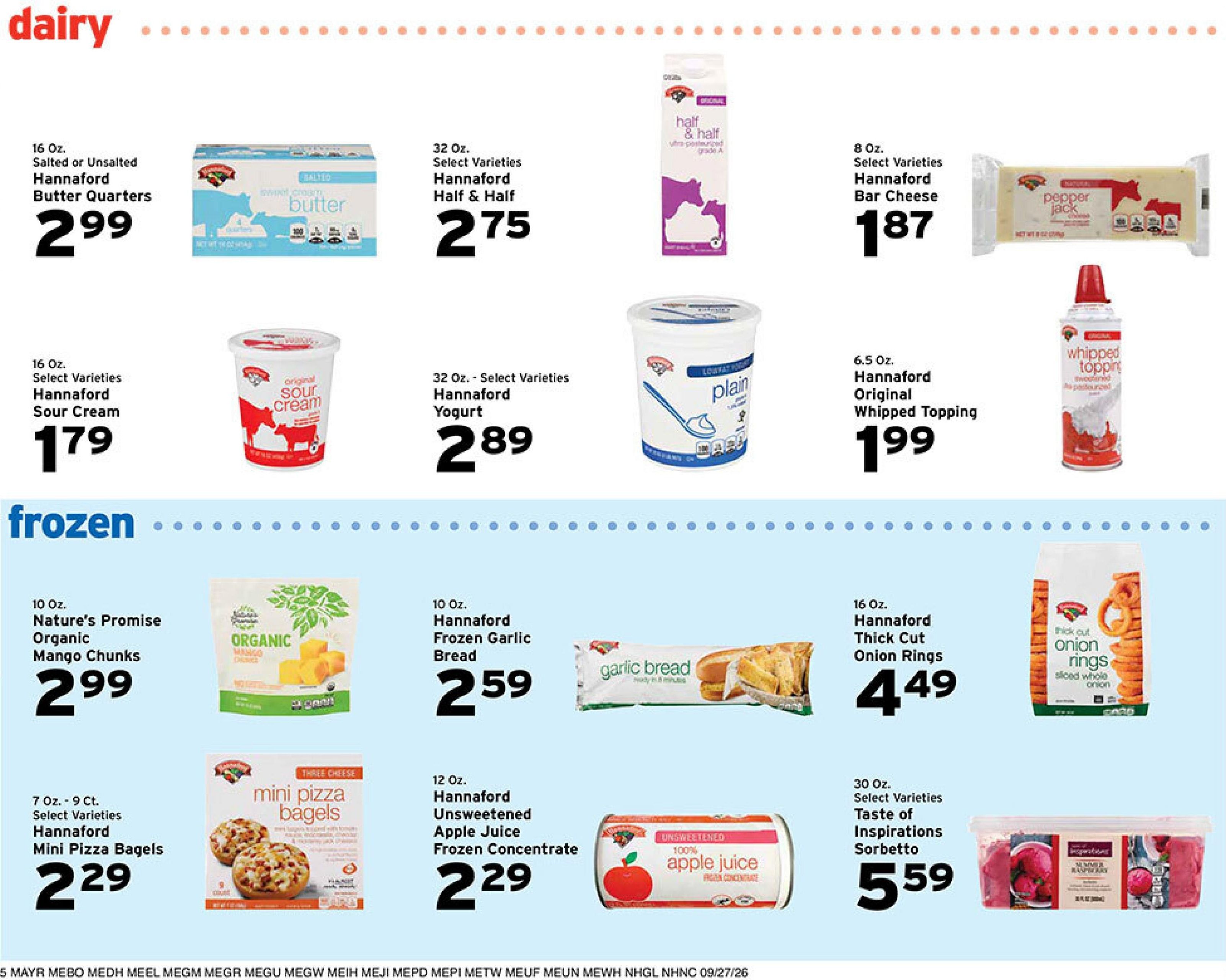 Danforth's Supermarket Weekly Ad September 27 - October 3, 2026