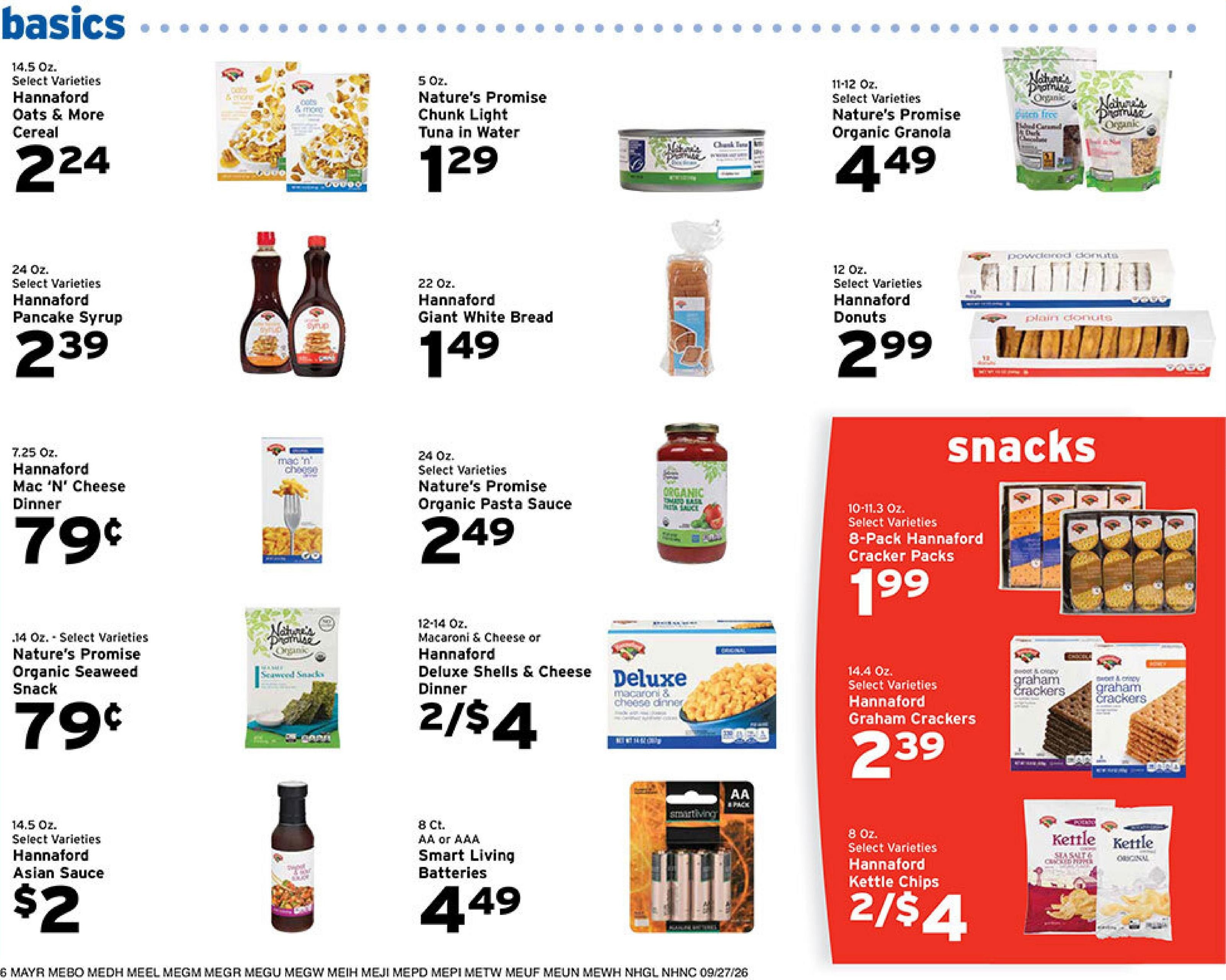Danforth's Supermarket Weekly Ad September 27 - October 3, 2026