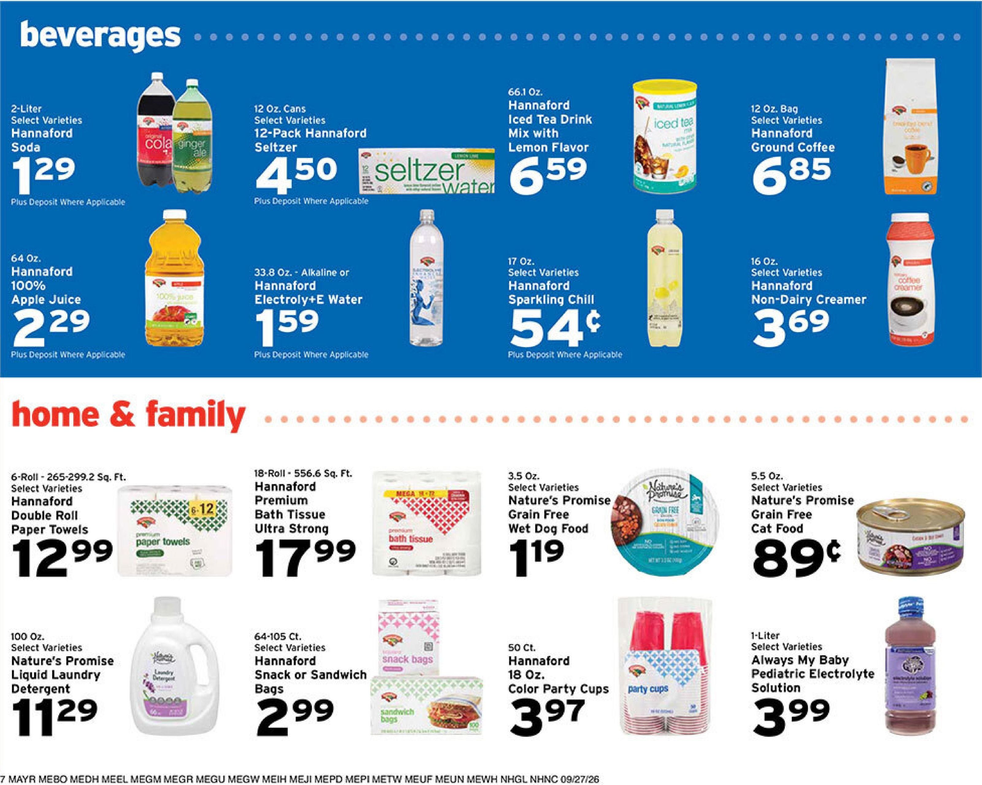 Danforth's Supermarket Weekly Ad September 27 - October 3, 2026