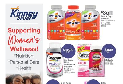 Kinney Drugs Weekly Ad September 27 - October 3, 2026