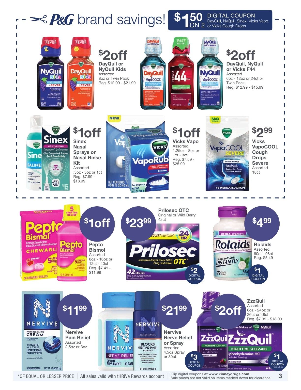 Kinney Drugs Weekly Ad September 27 - October 3, 2026