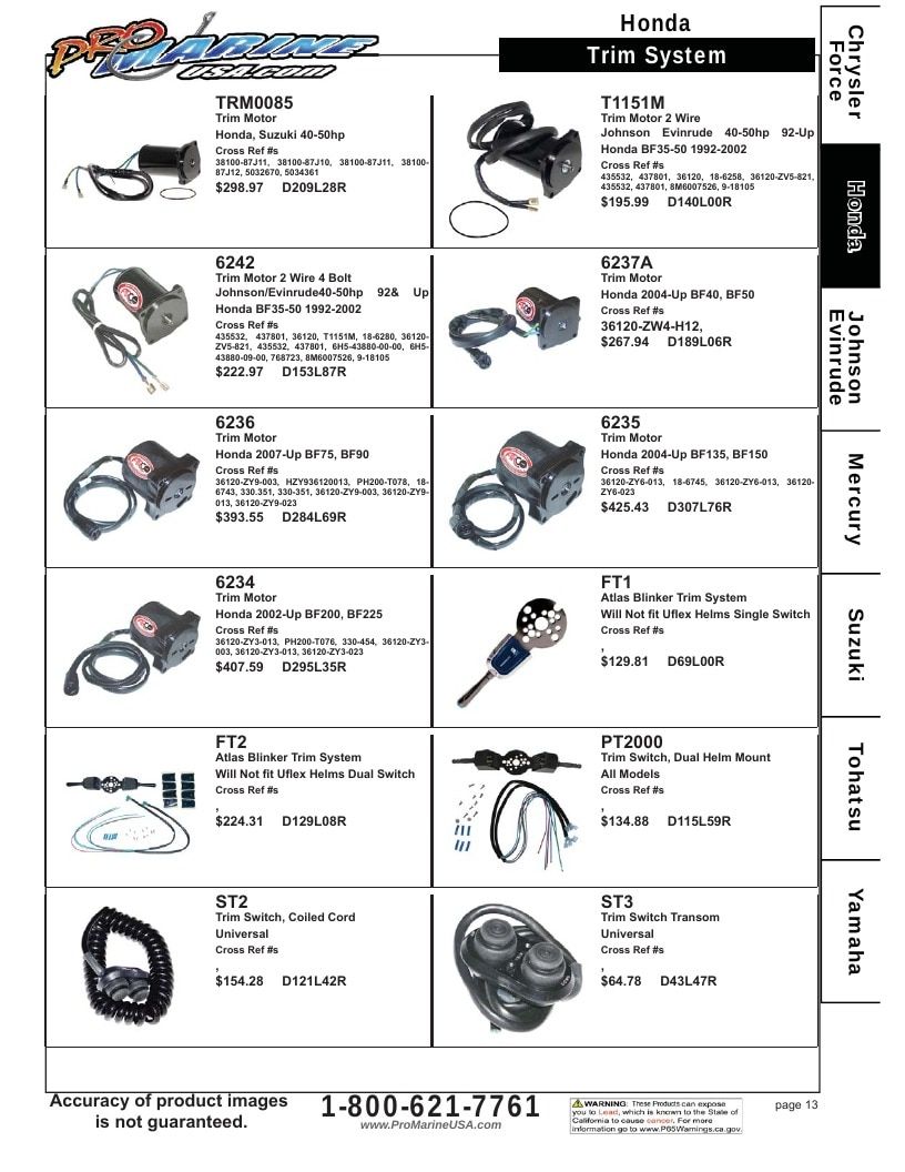 Pro Marine USA Outboard Parts Catalog Weekly Ad January 1 - December 31, 2026