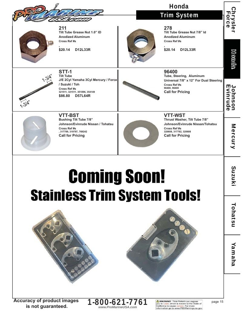 Pro Marine USA Outboard Parts Catalog Weekly Ad January 1 - December 31, 2026