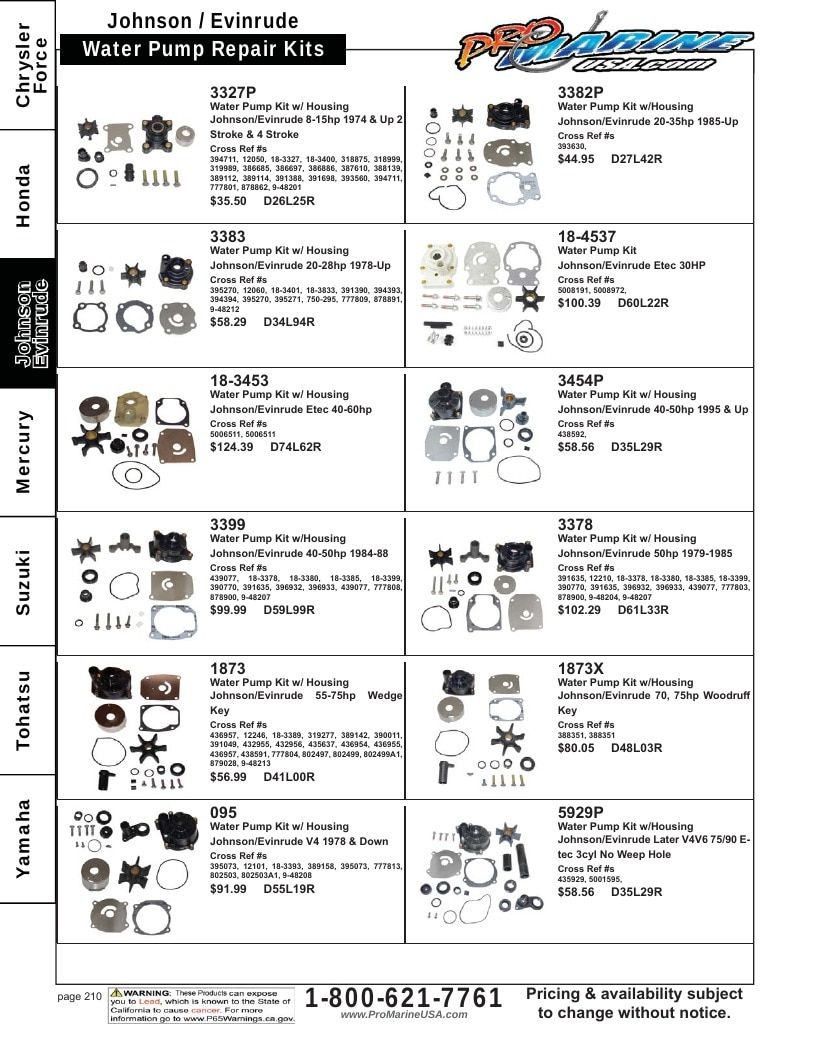 Pro Marine USA Outboard Parts Catalog Weekly Ad January 1 - December 31, 2026