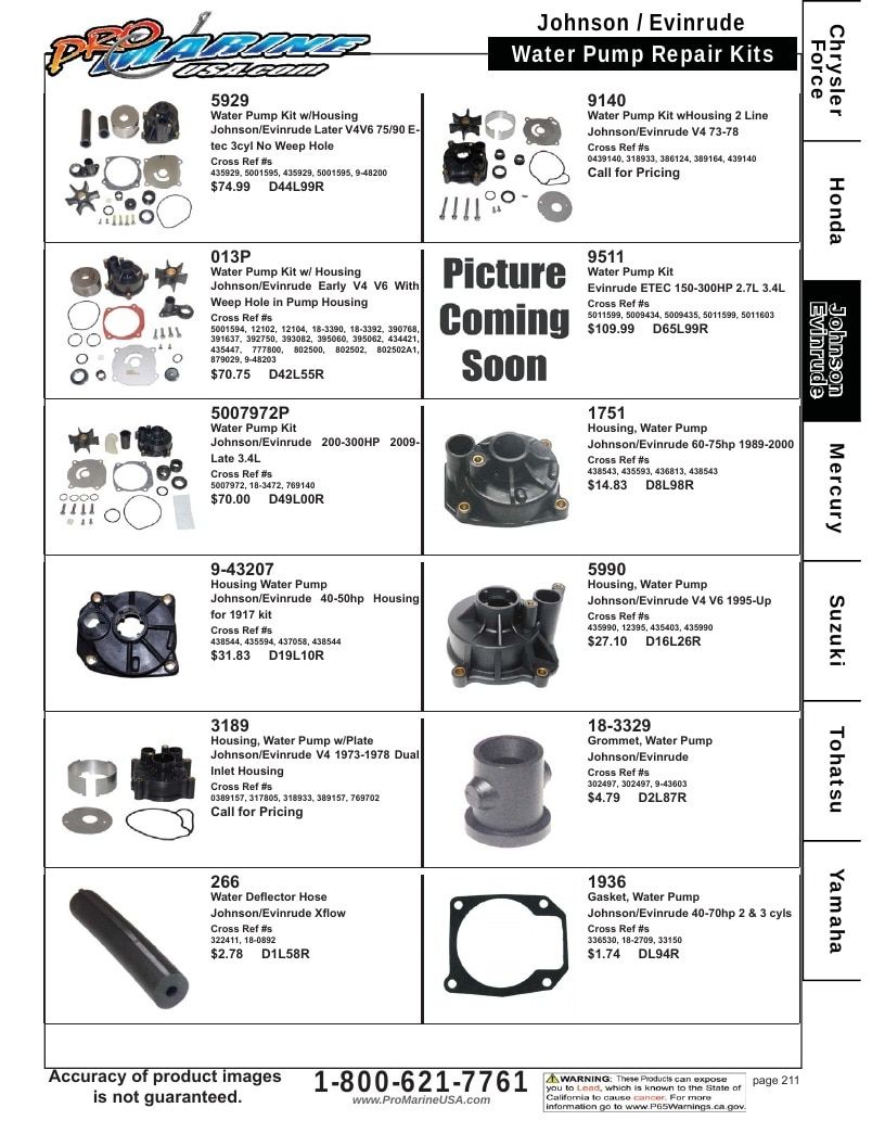 Pro Marine USA Outboard Parts Catalog Weekly Ad January 1 - December 31, 2026