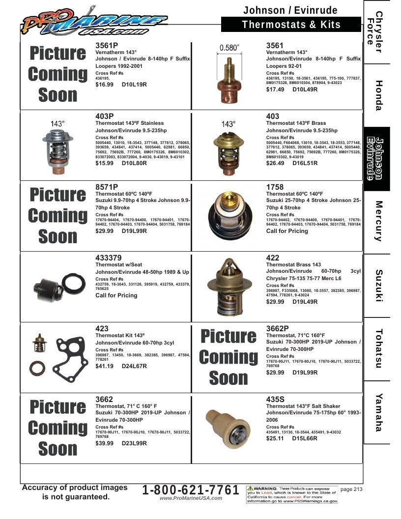 Pro Marine USA Outboard Parts Catalog Weekly Ad January 1 - December 31, 2026