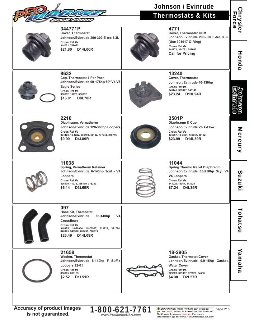 Pro Marine USA Outboard Parts Catalog Weekly Ad January 1 - December 31, 2026