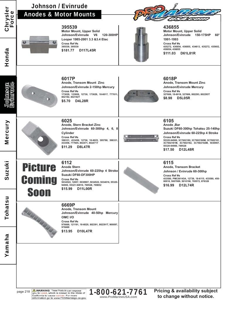 Pro Marine USA Outboard Parts Catalog Weekly Ad January 1 - December 31, 2026