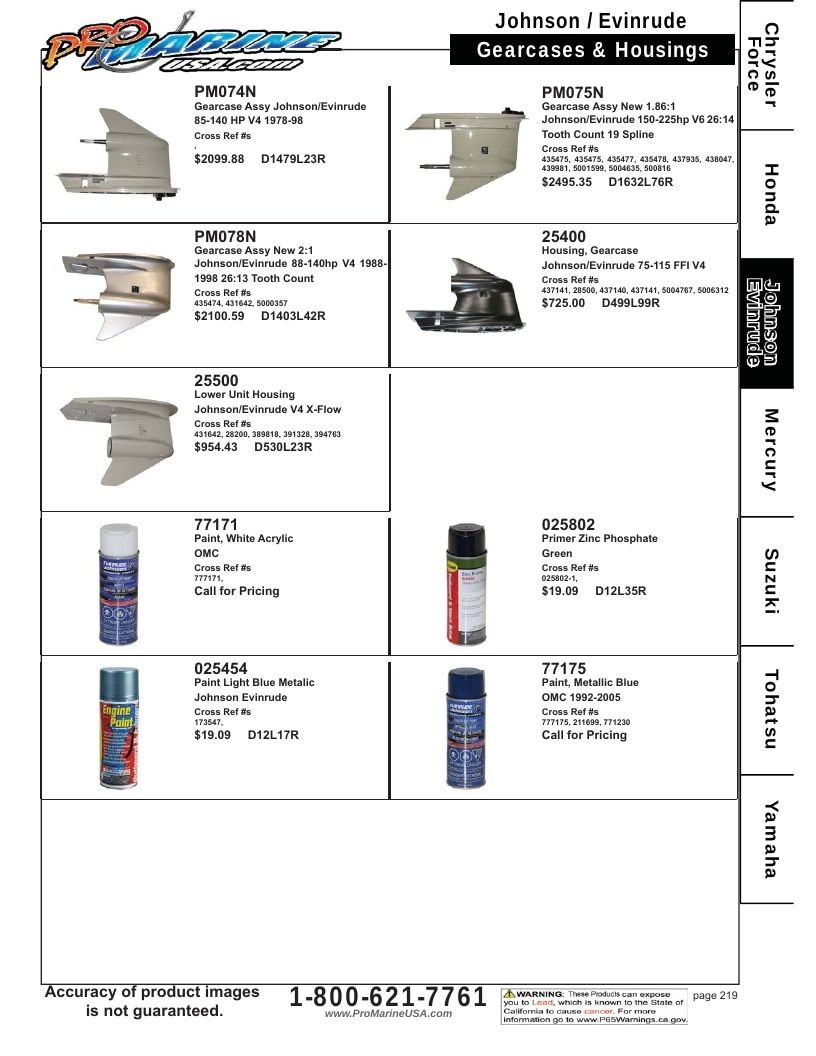 Pro Marine USA Outboard Parts Catalog Weekly Ad January 1 - December 31, 2026
