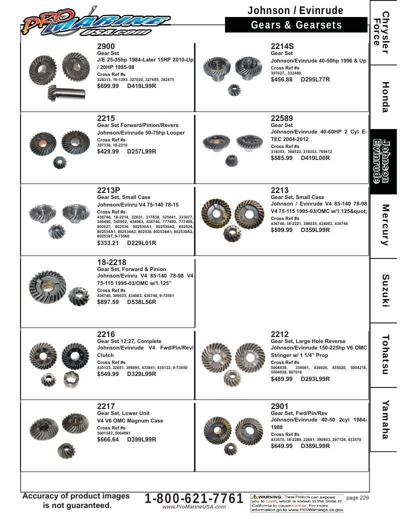 Pro Marine USA Outboard Parts Catalog Weekly Ad January 1 - December 31, 2026