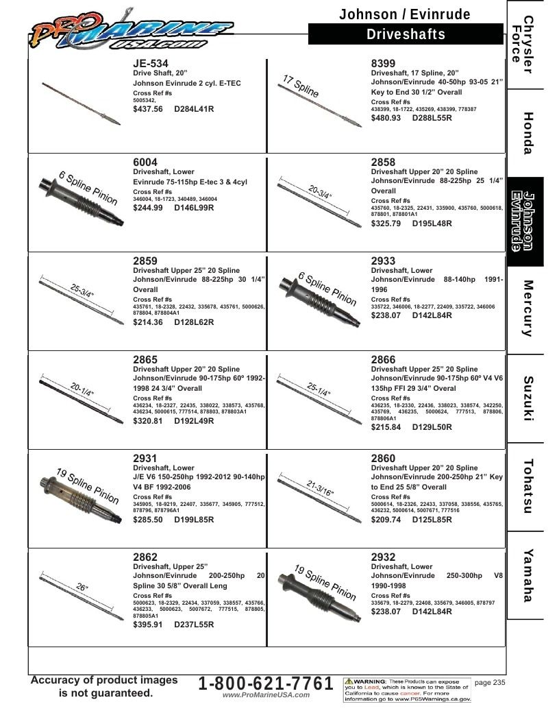 Pro Marine USA Outboard Parts Catalog Weekly Ad January 1 - December 31, 2026