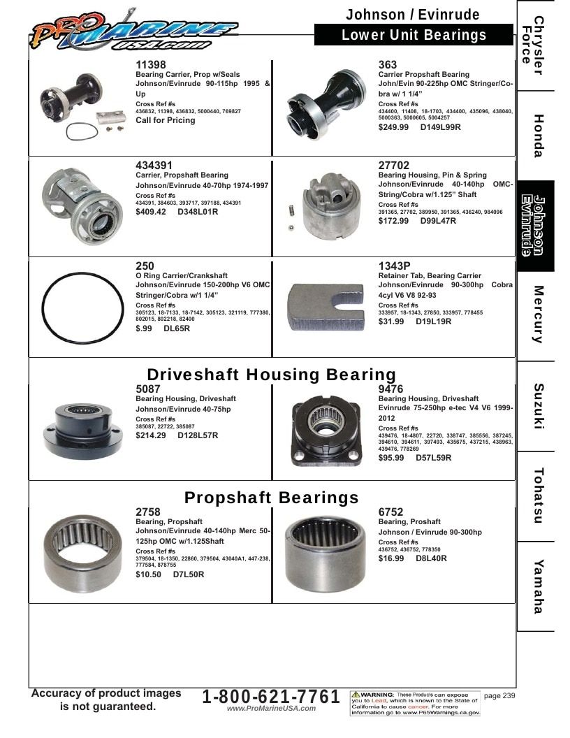 Pro Marine USA Outboard Parts Catalog Weekly Ad January 1 - December 31, 2026