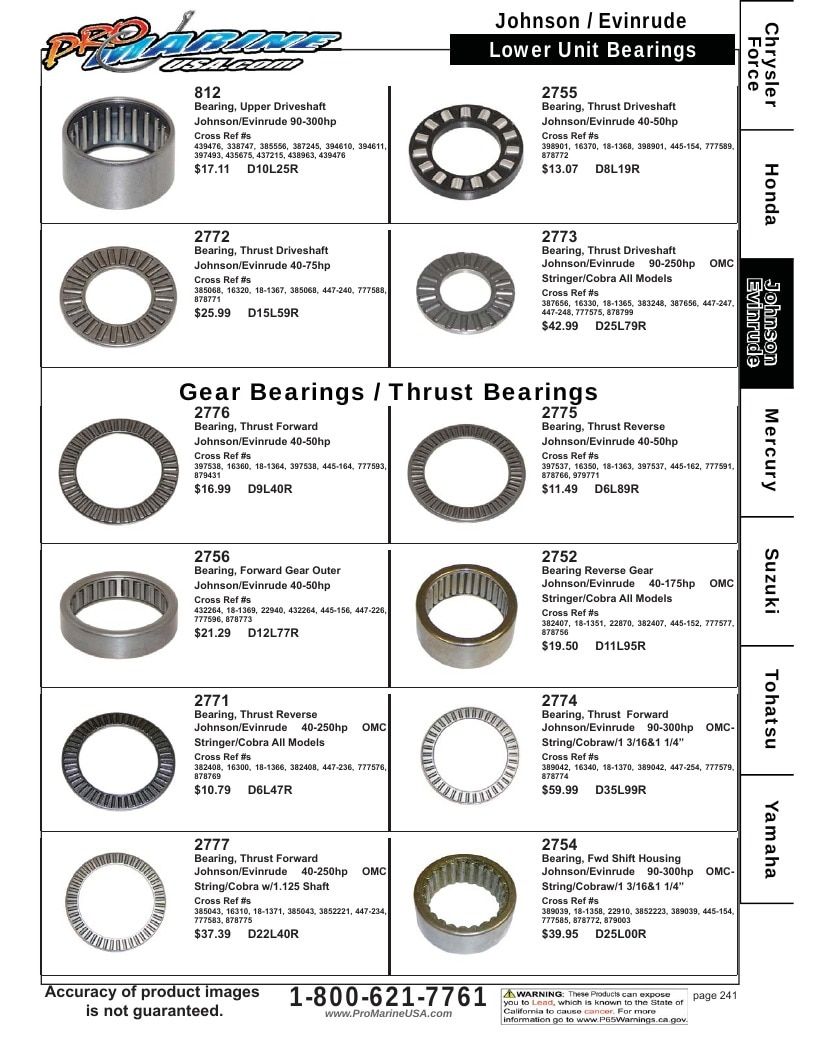 Pro Marine USA Outboard Parts Catalog Weekly Ad January 1 - December 31, 2026