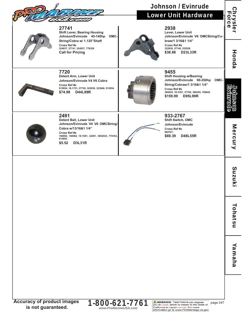 Pro Marine USA Outboard Parts Catalog Weekly Ad January 1 - December 31, 2026