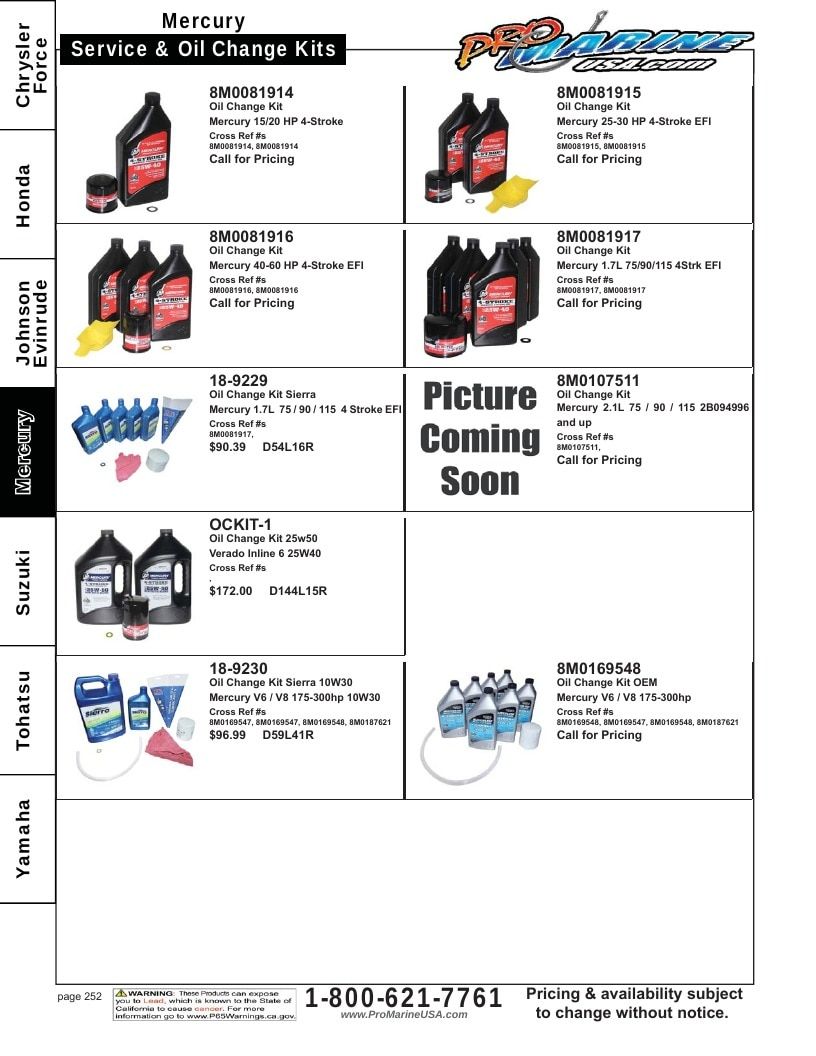 Pro Marine USA Outboard Parts Catalog Weekly Ad January 1 - December 31, 2026