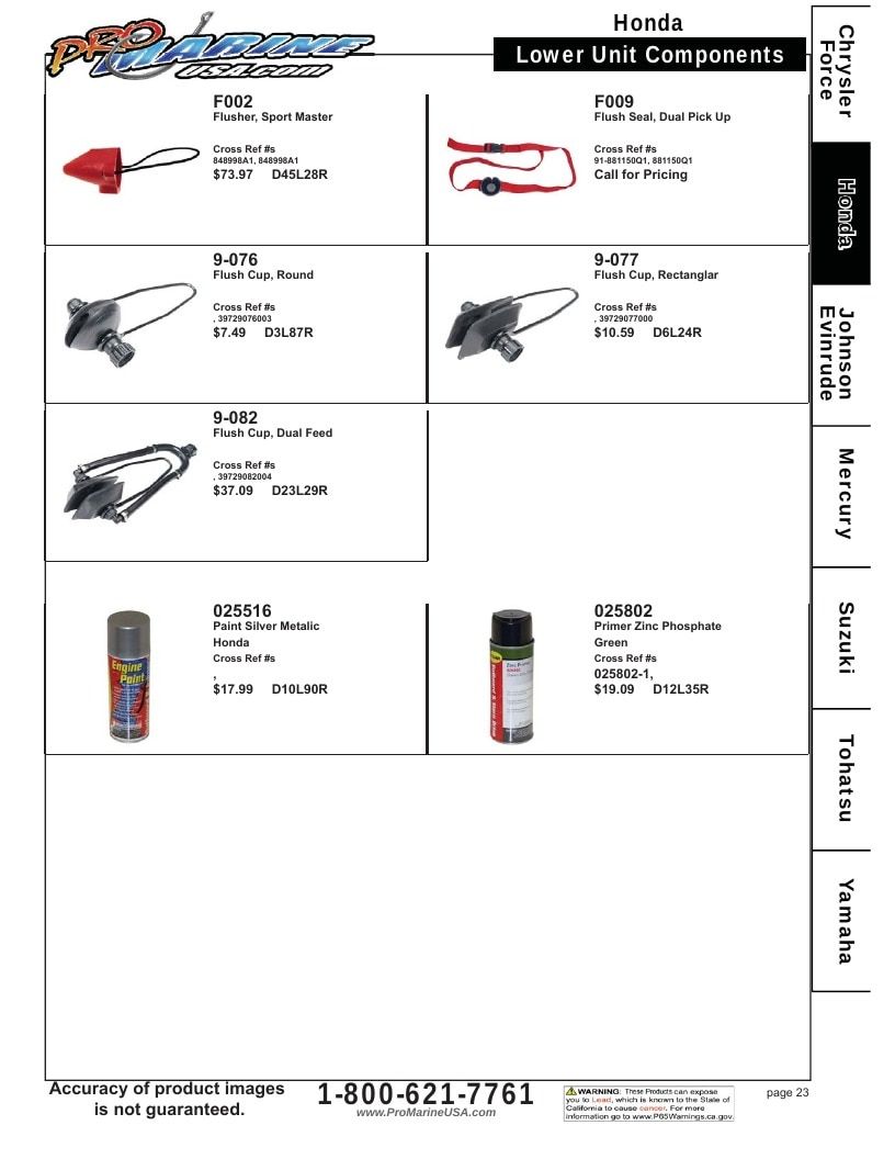Pro Marine USA Outboard Parts Catalog Weekly Ad January 1 - December 31, 2026