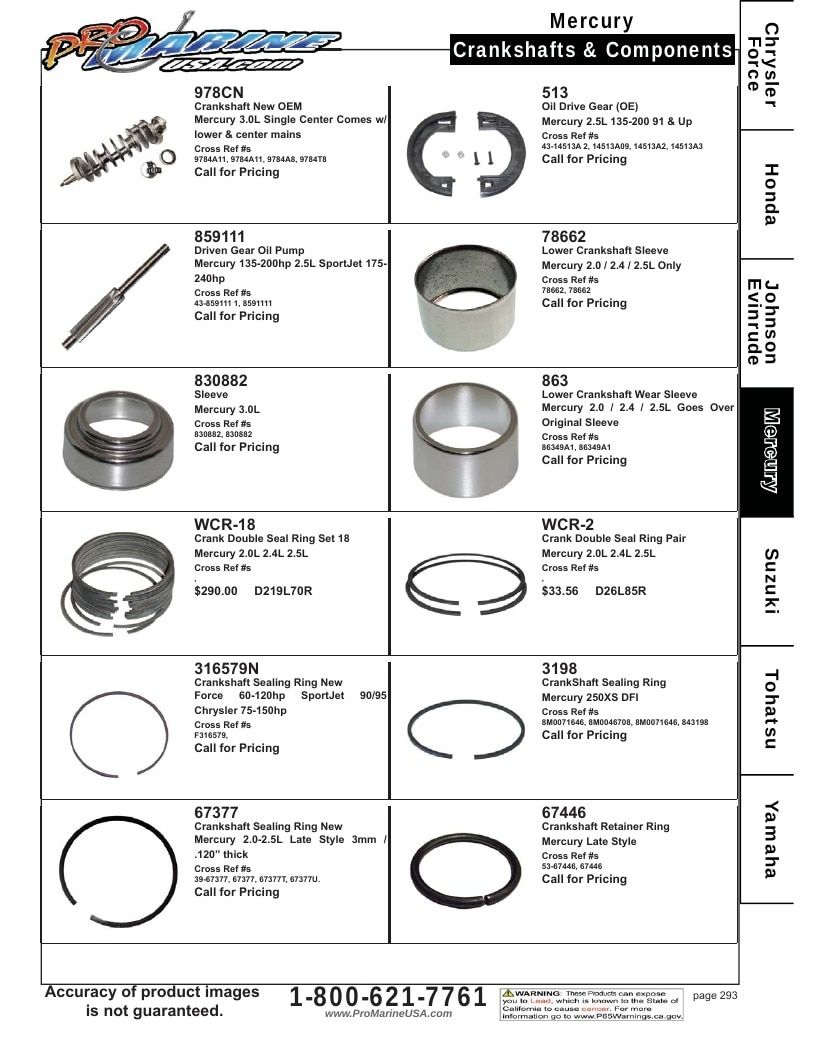 Pro Marine USA Outboard Parts Catalog Weekly Ad January 1 - December 31, 2026
