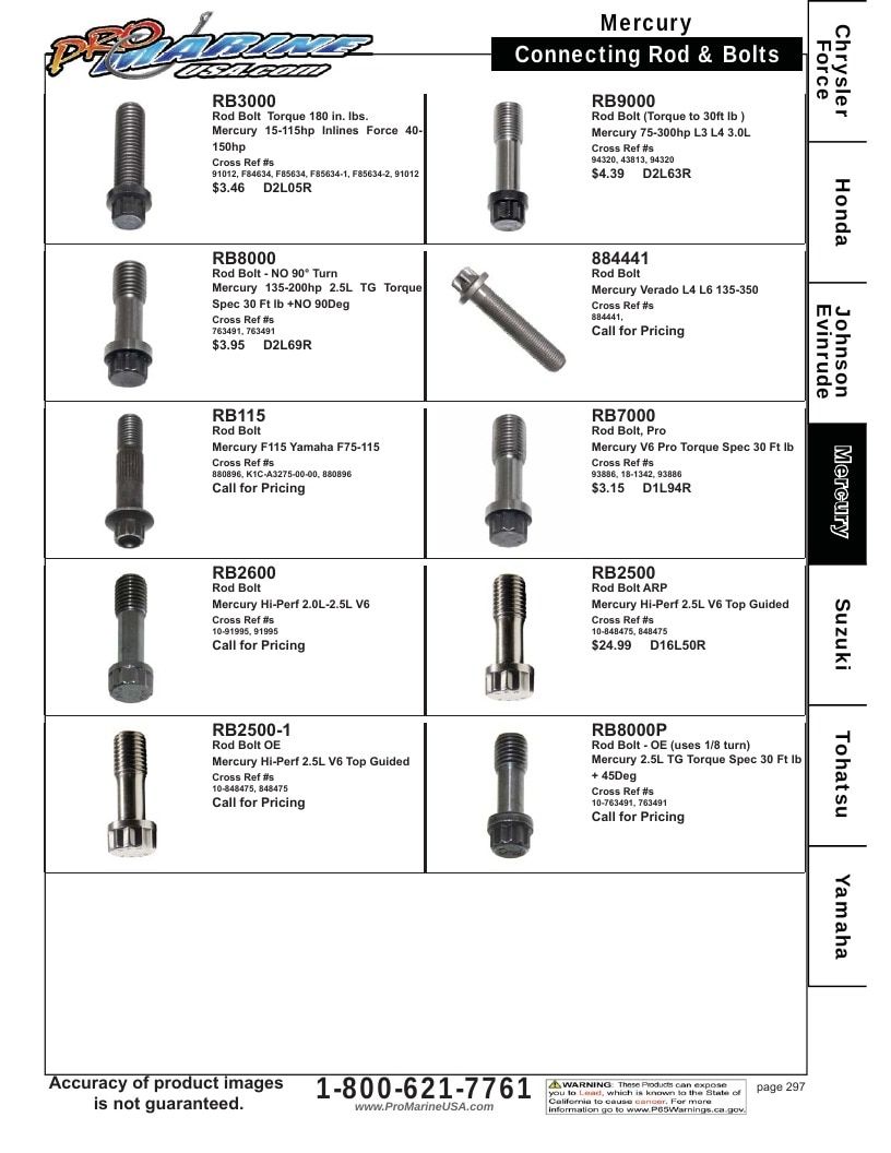 Pro Marine USA Outboard Parts Catalog Weekly Ad January 1 - December 31, 2026