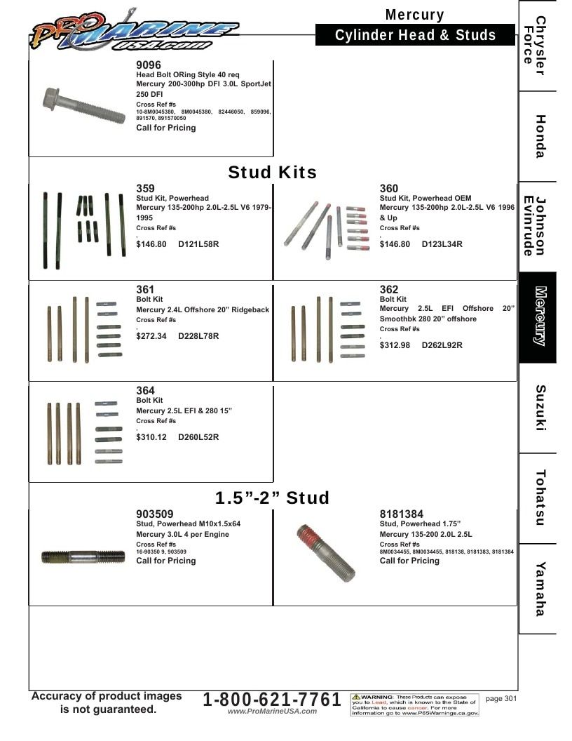 Pro Marine USA Outboard Parts Catalog Weekly Ad January 1 - December 31, 2026