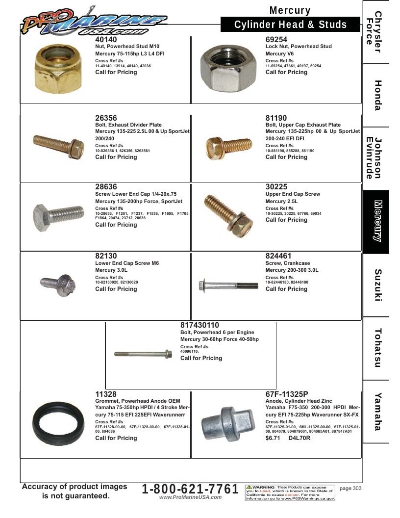 Pro Marine USA Outboard Parts Catalog Weekly Ad January 1 - December 31, 2026