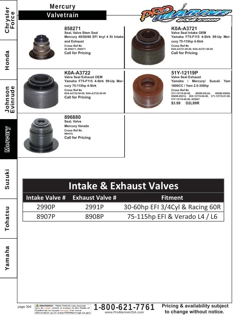 Pro Marine USA Outboard Parts Catalog Weekly Ad January 1 - December 31, 2026