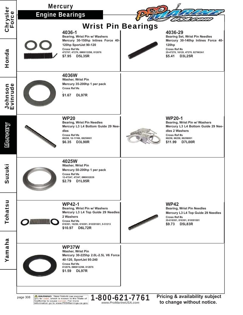 Pro Marine USA Outboard Parts Catalog Weekly Ad January 1 - December 31, 2026