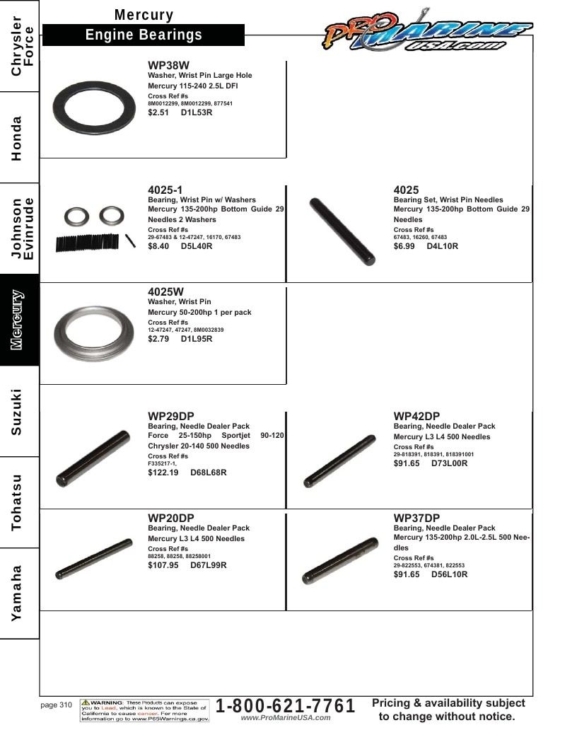 Pro Marine USA Outboard Parts Catalog Weekly Ad January 1 - December 31, 2026