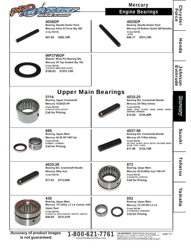 Pro Marine USA Outboard Parts Catalog Weekly Ad January 1 - December 31, 2026