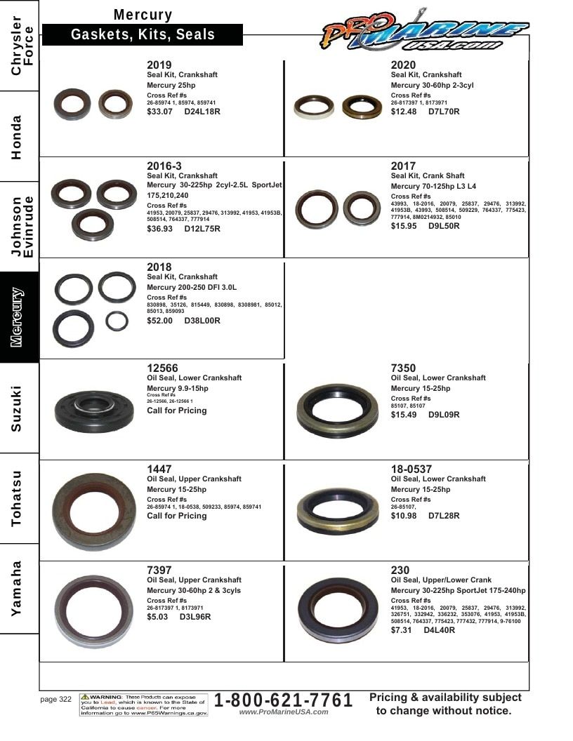 Pro Marine USA Outboard Parts Catalog Weekly Ad January 1 - December 31, 2026