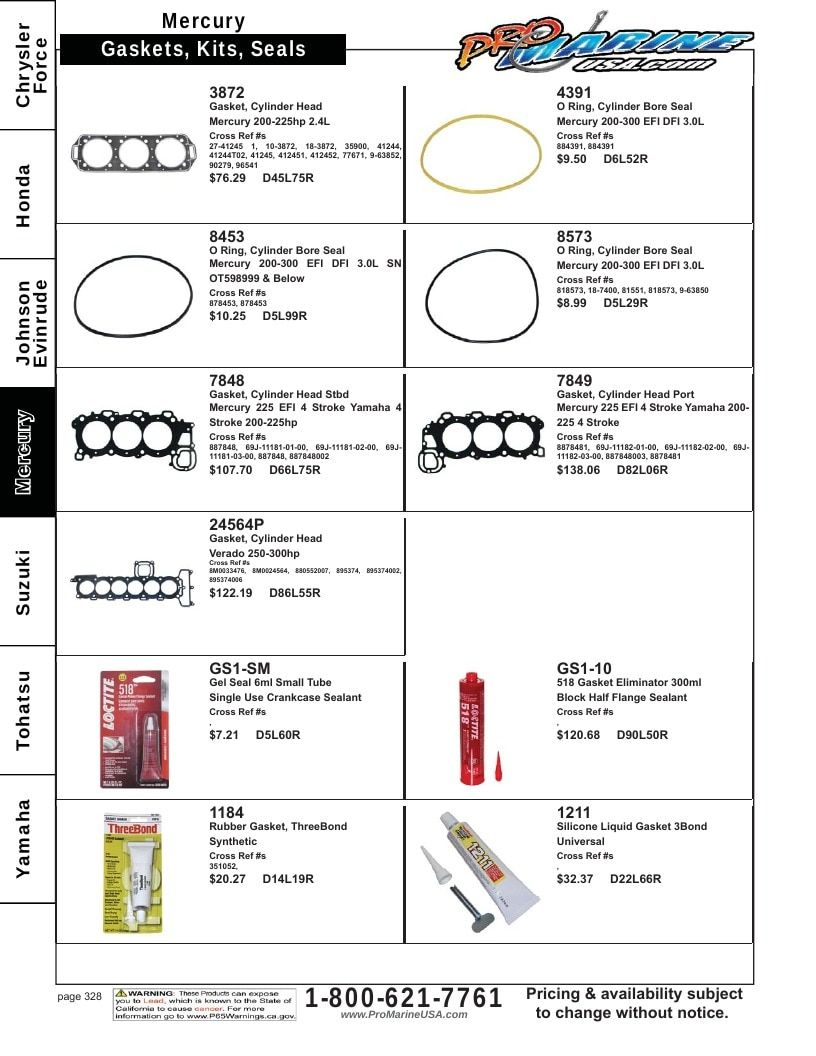 Pro Marine USA Outboard Parts Catalog Weekly Ad January 1 - December 31, 2026