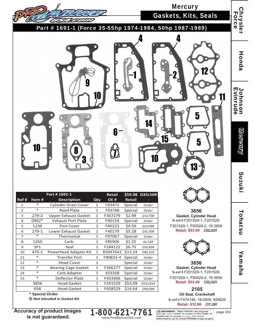 Pro Marine USA Outboard Parts Catalog Weekly Ad January 1 - December 31, 2026
