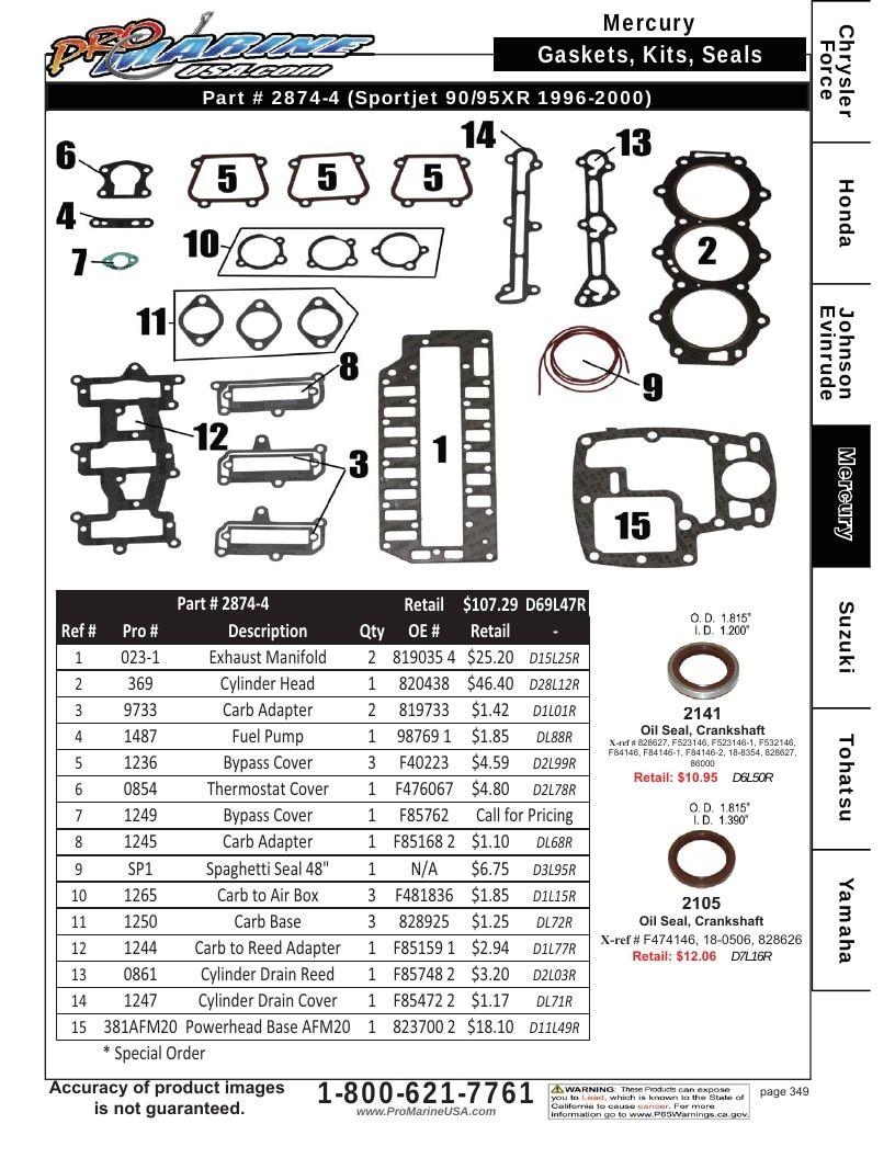 Pro Marine USA Outboard Parts Catalog Weekly Ad January 1 - December 31, 2026