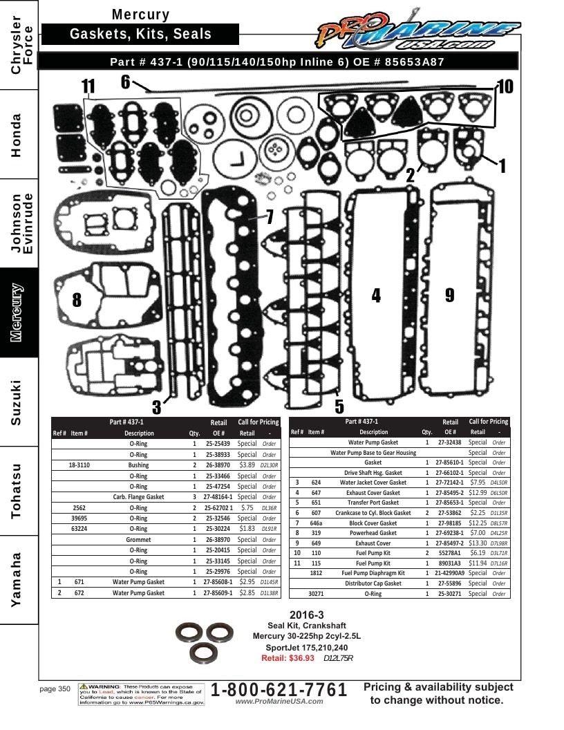 Pro Marine USA Outboard Parts Catalog Weekly Ad January 1 - December 31, 2026