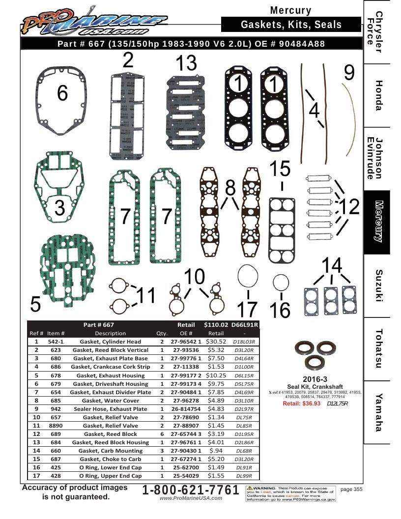 Pro Marine USA Outboard Parts Catalog Weekly Ad January 1 - December 31, 2026