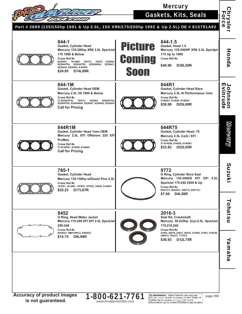 Pro Marine USA Outboard Parts Catalog Weekly Ad January 1 - December 31, 2026