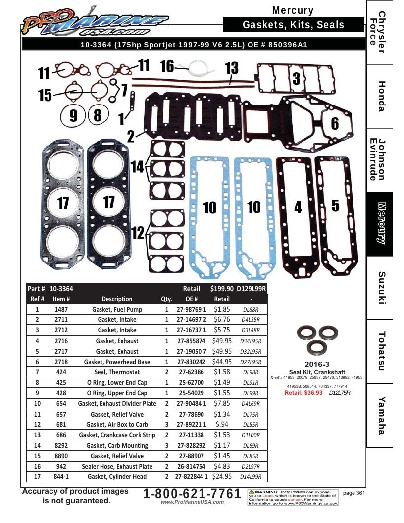 Pro Marine USA Outboard Parts Catalog Weekly Ad January 1 - December 31, 2026
