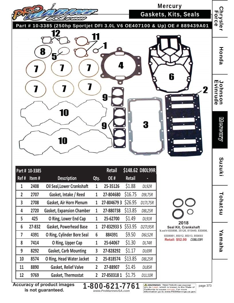Pro Marine USA Outboard Parts Catalog Weekly Ad January 1 - December 31, 2026