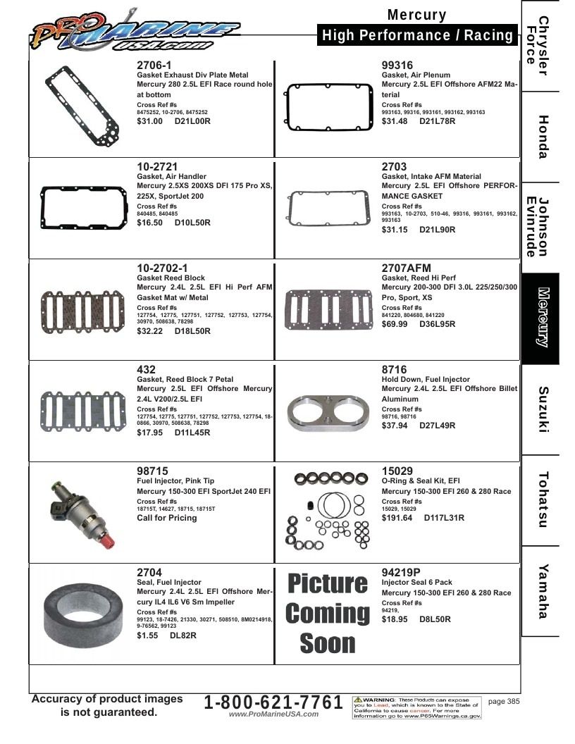 Pro Marine USA Outboard Parts Catalog Weekly Ad January 1 - December 31, 2026