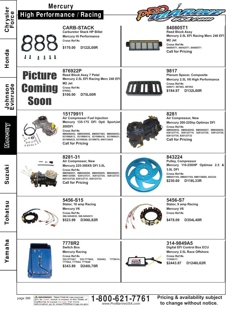 Pro Marine USA Outboard Parts Catalog Weekly Ad January 1 - December 31, 2026
