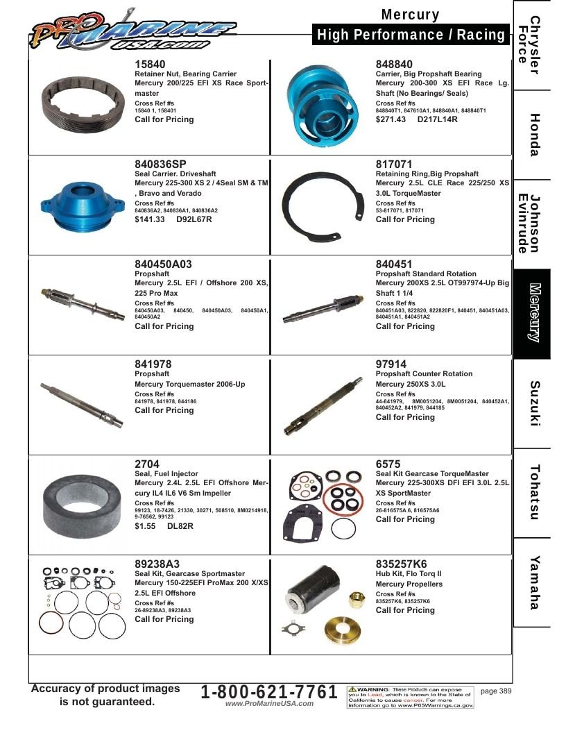 Pro Marine USA Outboard Parts Catalog Weekly Ad January 1 - December 31, 2026