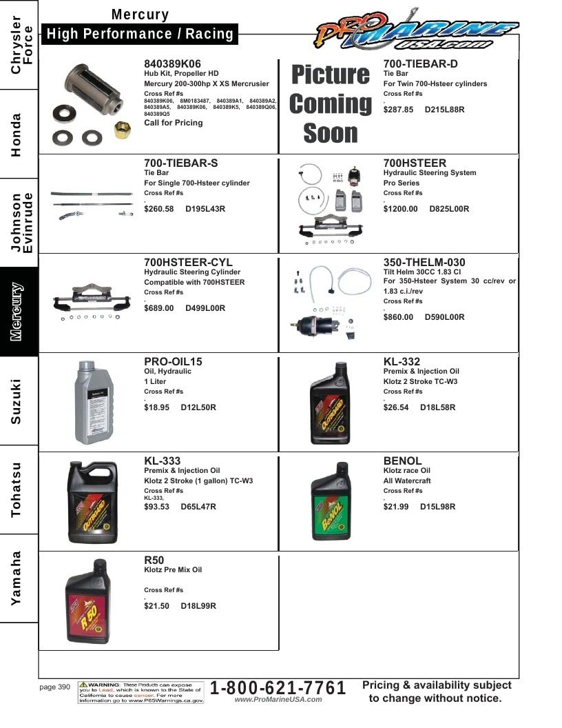Pro Marine USA Outboard Parts Catalog Weekly Ad January 1 - December 31, 2026