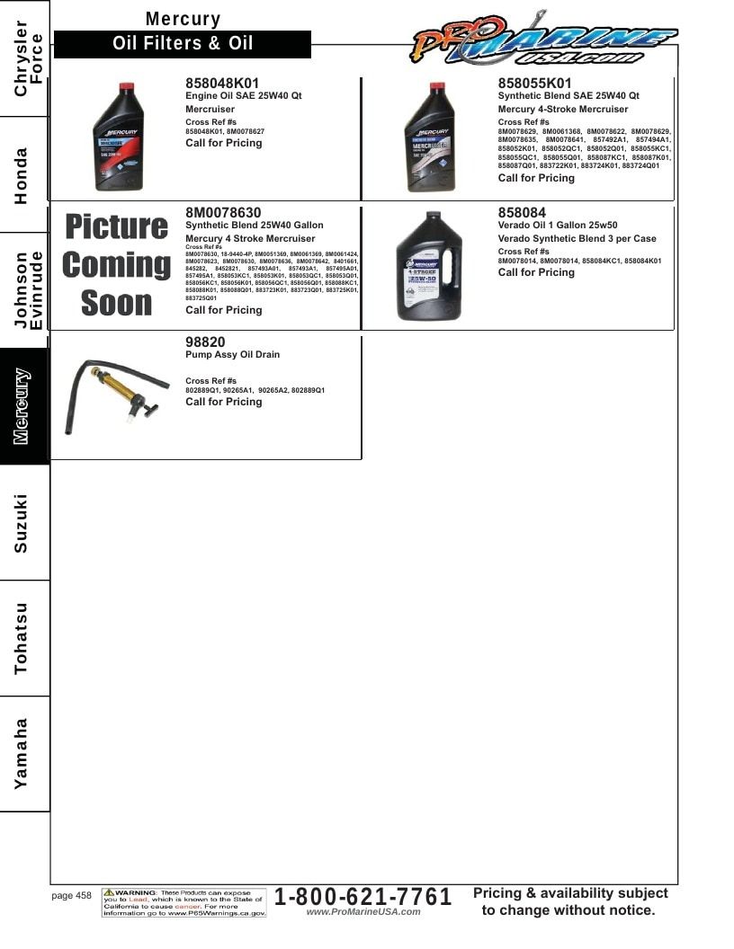 Pro Marine USA Outboard Parts Catalog Weekly Ad January 1 - December 31, 2026