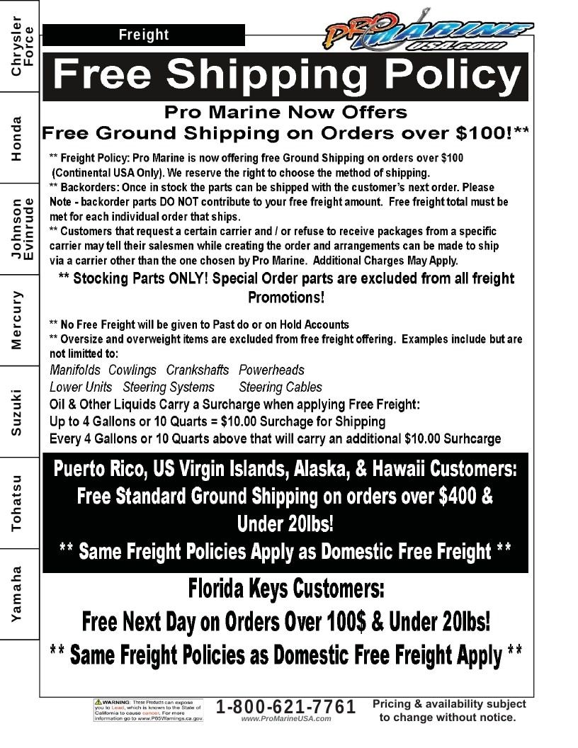 Pro Marine USA Outboard Parts Catalog Weekly Ad January 1 - December 31, 2026