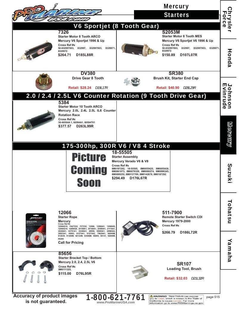 Pro Marine USA Outboard Parts Catalog Weekly Ad January 1 - December 31, 2026