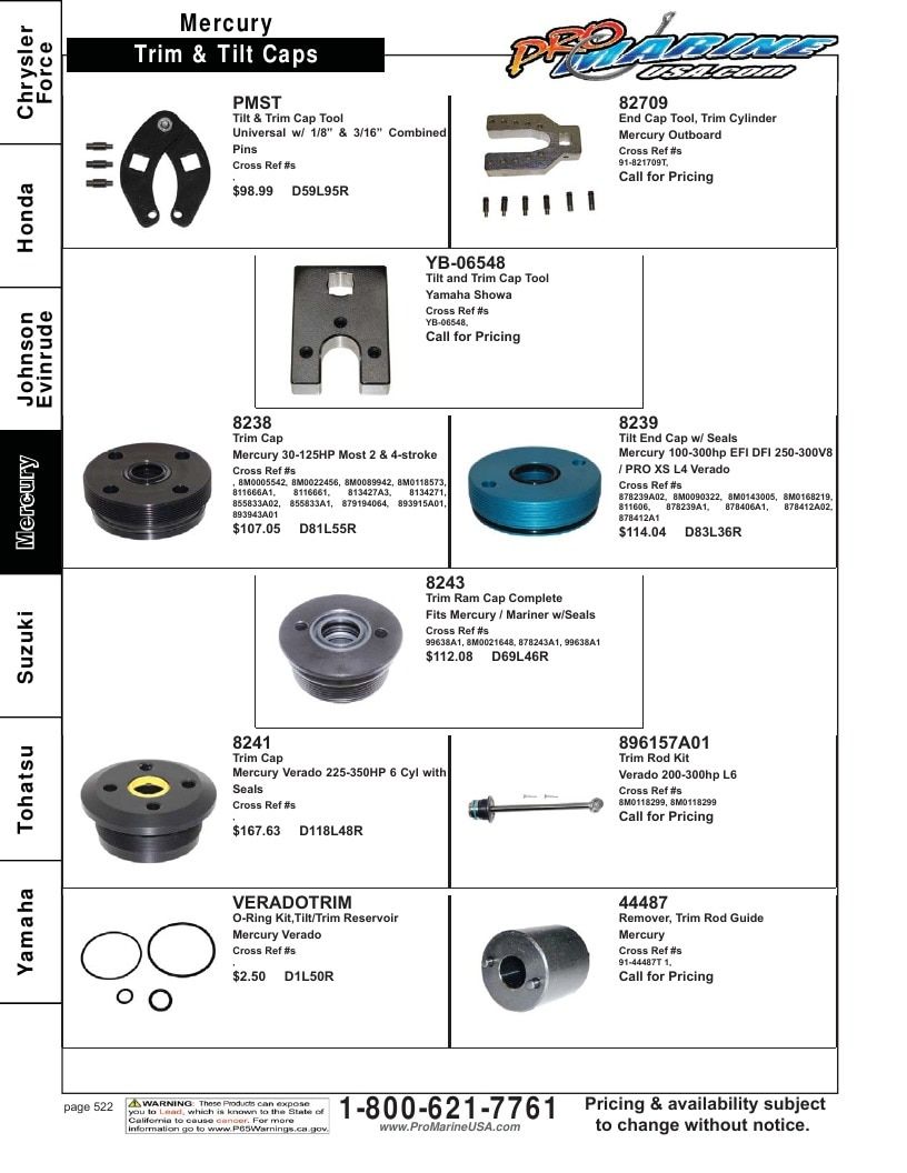 Pro Marine USA Outboard Parts Catalog Weekly Ad January 1 - December 31, 2026