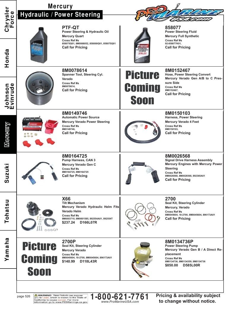 Pro Marine USA Outboard Parts Catalog Weekly Ad January 1 - December 31, 2026