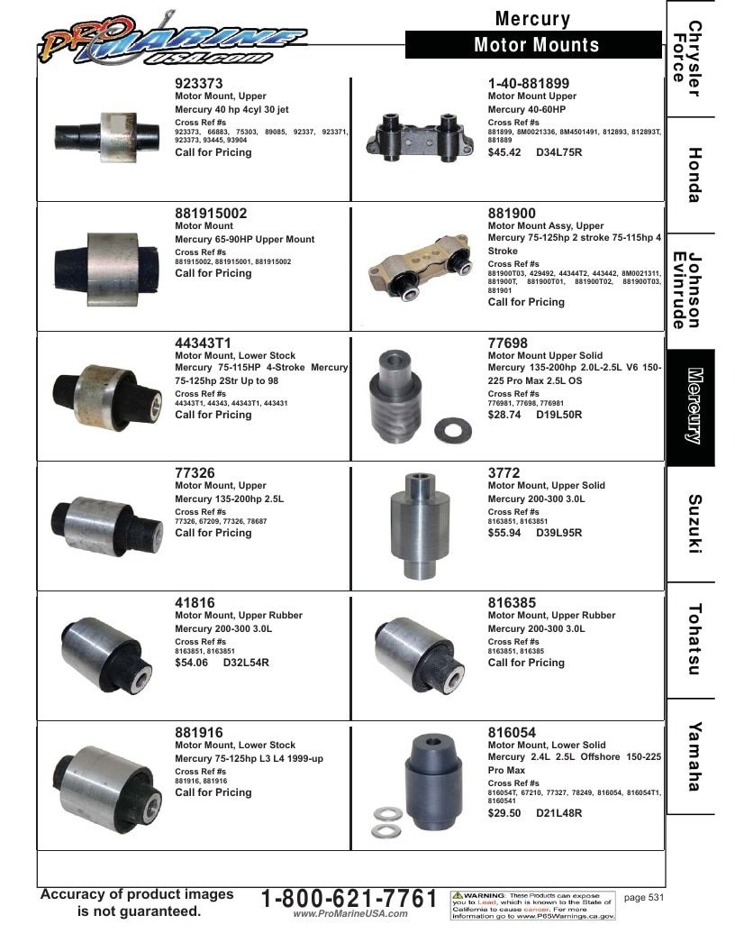 Pro Marine USA Outboard Parts Catalog Weekly Ad January 1 - December 31, 2026