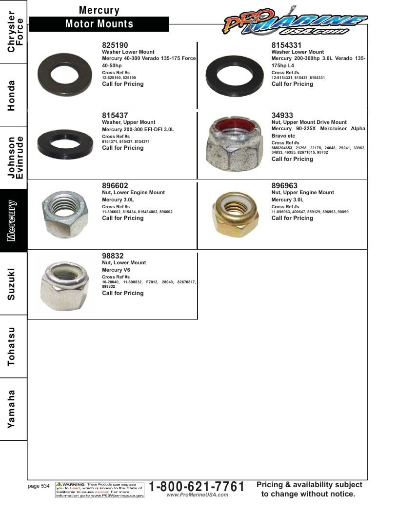 Pro Marine USA Outboard Parts Catalog Weekly Ad January 1 - December 31, 2026
